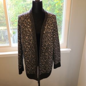 Rag & Bone chunky wool open sweater Sz S